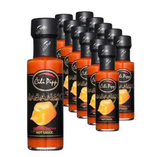 Habanero, scharfe Sauce (10 + 2 gratis)
