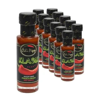 Klassisch, scharfe Sauce (11+1 gratis)