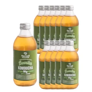 Kombucha Sport Mg Power, Geschmack Apfel & Zitrone (11+1 gratis)