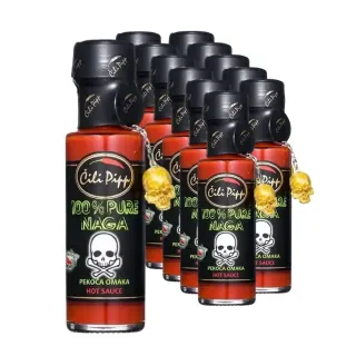 Reine Naga 100%, scharfe Sauce (11+1 gratis)