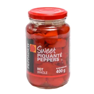 Paprika ganz rot Hot Peppadew