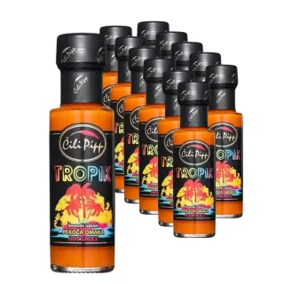 Tropik, scharfe Sauce (10 + 2 gratis)
